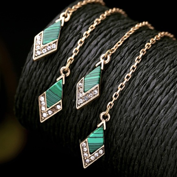 NEW Snake Double Drop Earrings - Picture 4 of 5